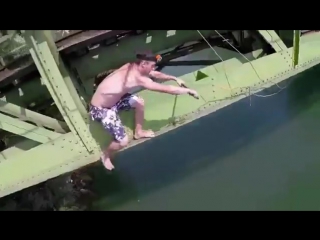 basketball freestyle on a huge swing